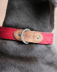 Outback Tails Leather Collar - Water Dreaming