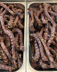 Duck Necks Natural Dog Treats chews safe bone chewer
