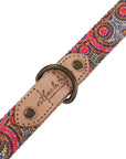 Outback Tails Leather Collar - Snake Dreaming