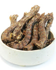 Duck Necks Natural Dog Treats chews safe bone chewer