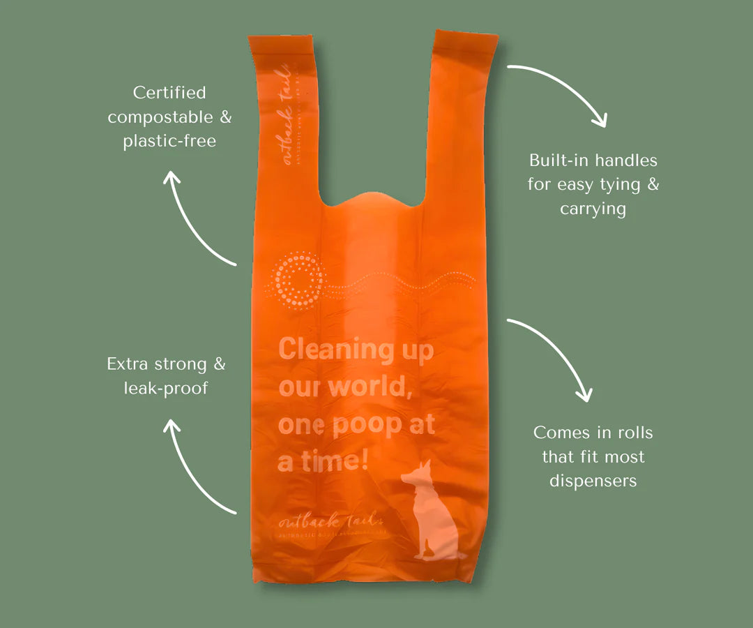 Outback Tails Compostable Poo Bags
