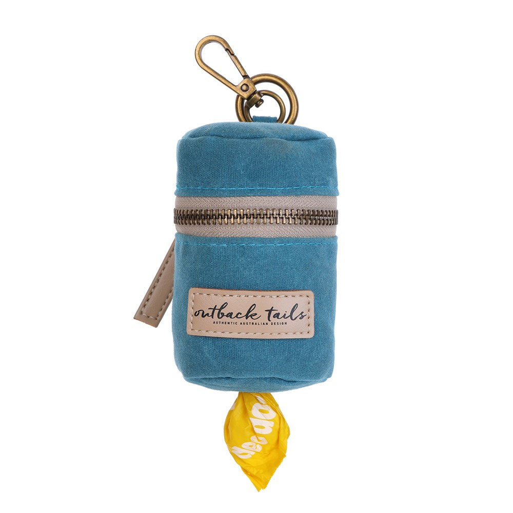 Outback Tails Waxed Canvas Poop Bag Holder