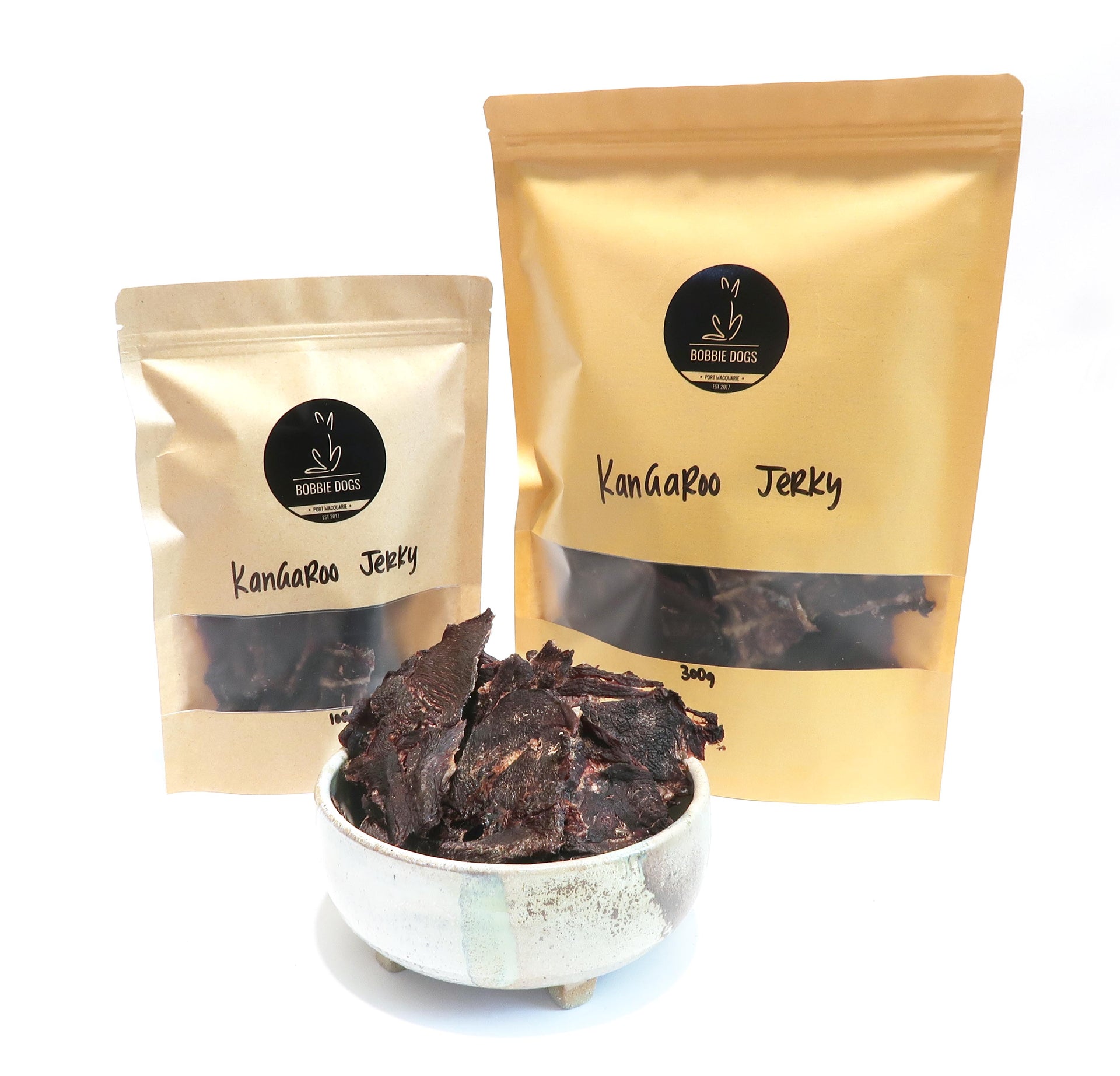 Organic Dog Treats Kangaroo Jerky Bobbie Dogs